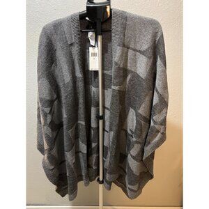 Beautiful and Elegant Ralph Lauren Poncho Sweater - OS - NWT -RL Logo in Dark Gr